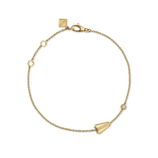 18K yellow Gold Beekeeper Bracelet image number 0